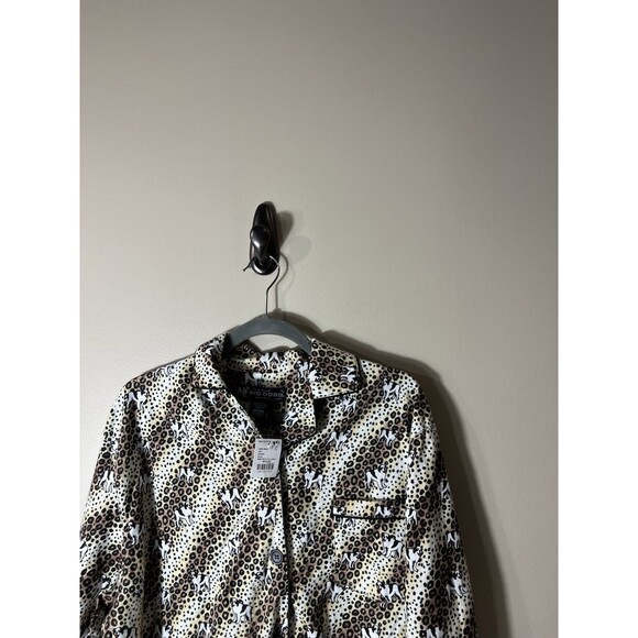 Big Dogs Sleep Shirt Large Pajama Shirt Cheetah Woman Medium NEW - Picture 5 of 12